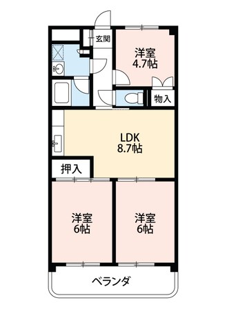 サンルートNON・NOの物件間取画像